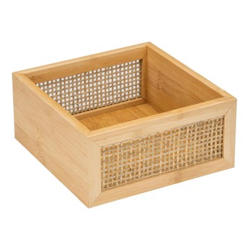 WENKO 25601100 - Tacka na wannę ALLEGRE 15x7 cm brązowa