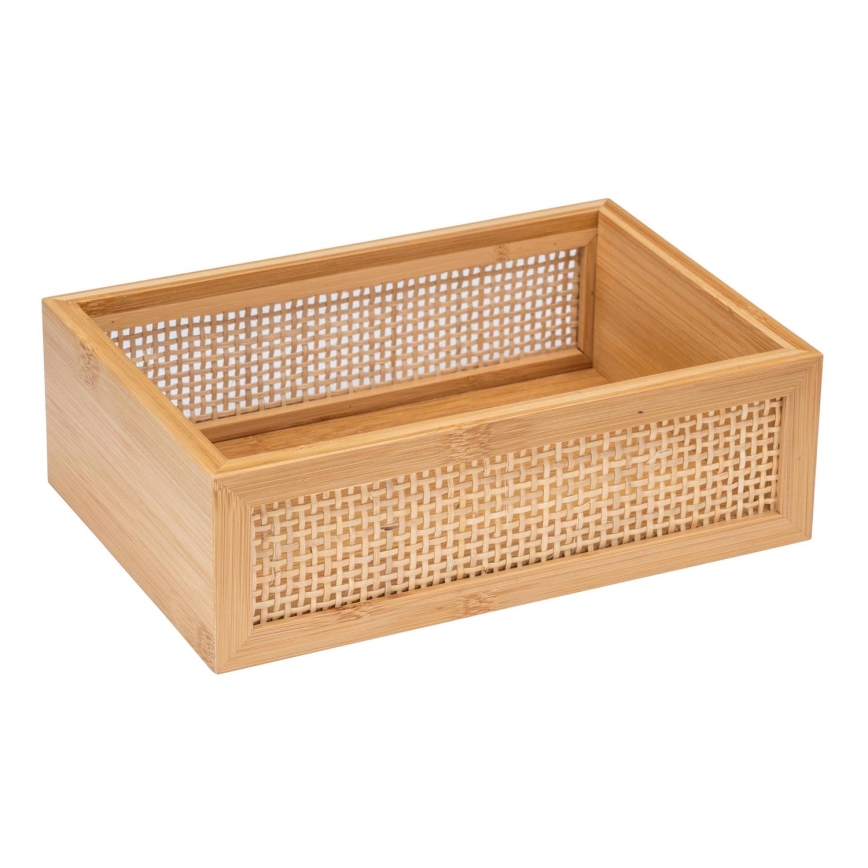 WENKO 25602100 - Taca na wannę ALLEGRE 22x15 cm brązowa