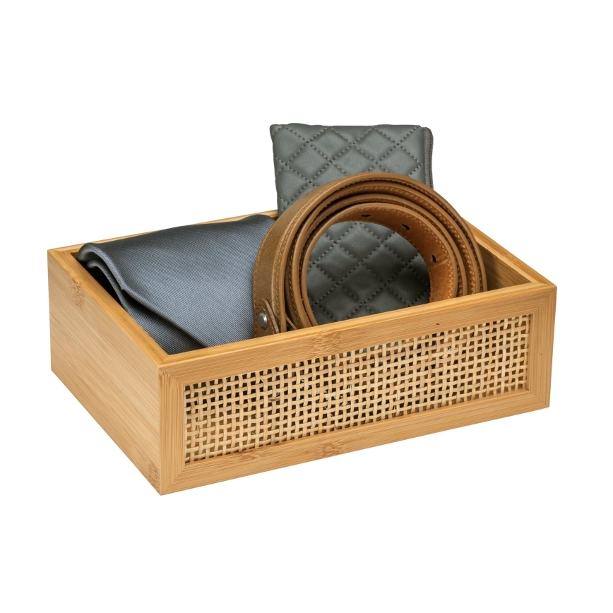 WENKO 25602100 - Taca na wannę ALLEGRE 22x15 cm brązowa