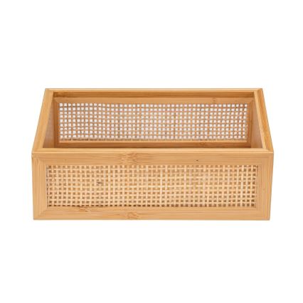WENKO 25602100 - Taca na wannę ALLEGRE 22x15 cm brązowa