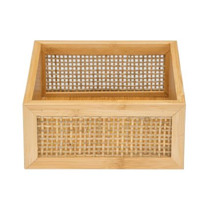 WENKO 25602100 - Taca na wannę ALLEGRE 22x15 cm brązowa