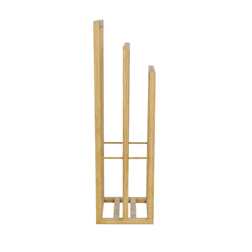 WENKO 25629100 - Stojak na ręczniki BAMBUSA 42,5x82 cm brązowy