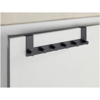 WENKO 25653100 - Wieszak CELANO 39x11 cm czarny