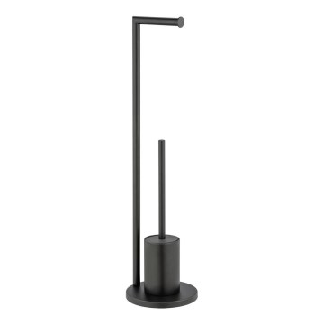 WENKO 25675100 - zestaw WC FERLA 18x69,5 cm czarny