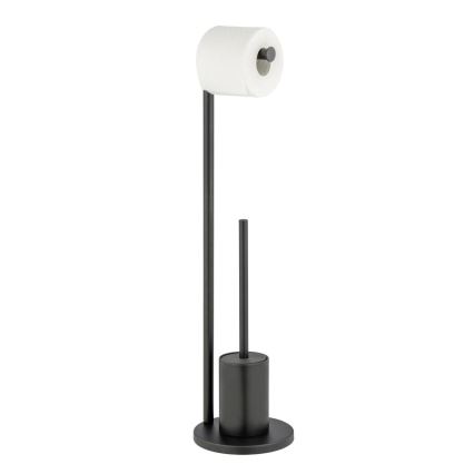 WENKO 25675100 - zestaw WC FERLA 18x69,5 cm czarny