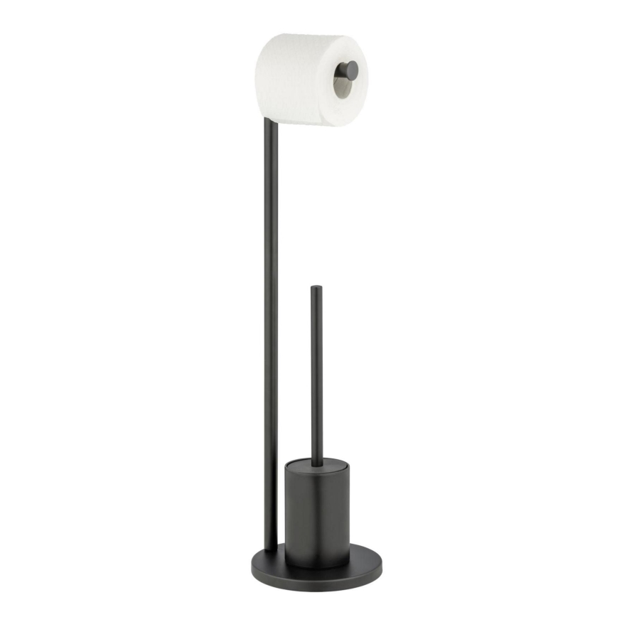 WENKO 25675100 - zestaw WC FERLA 18x69,5 cm czarny
