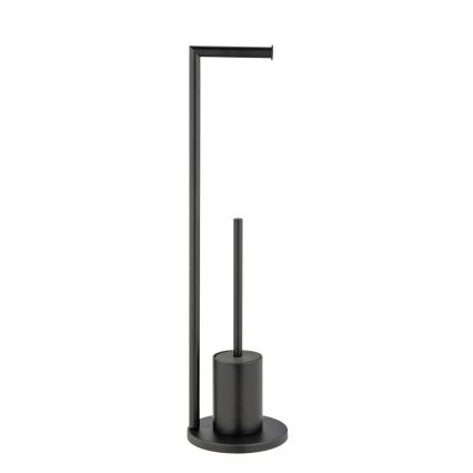 WENKO 25675100 - zestaw WC FERLA 18x69,5 cm czarny