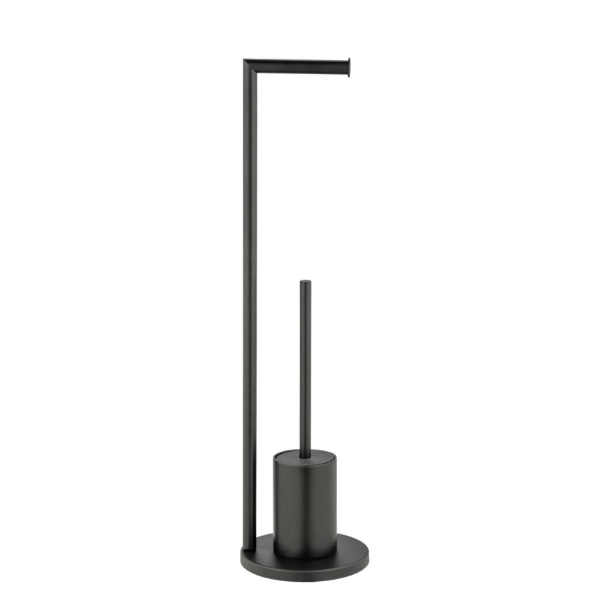 WENKO 25675100 - zestaw WC FERLA 18x69,5 cm czarny