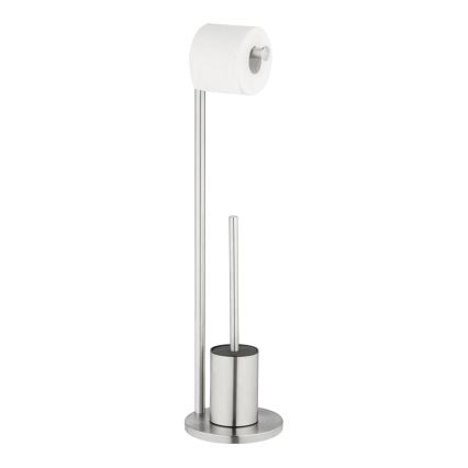 WENKO 25676100 - Zestaw WC FERLA 18x69,5 cm stal nierdzewna/satyna