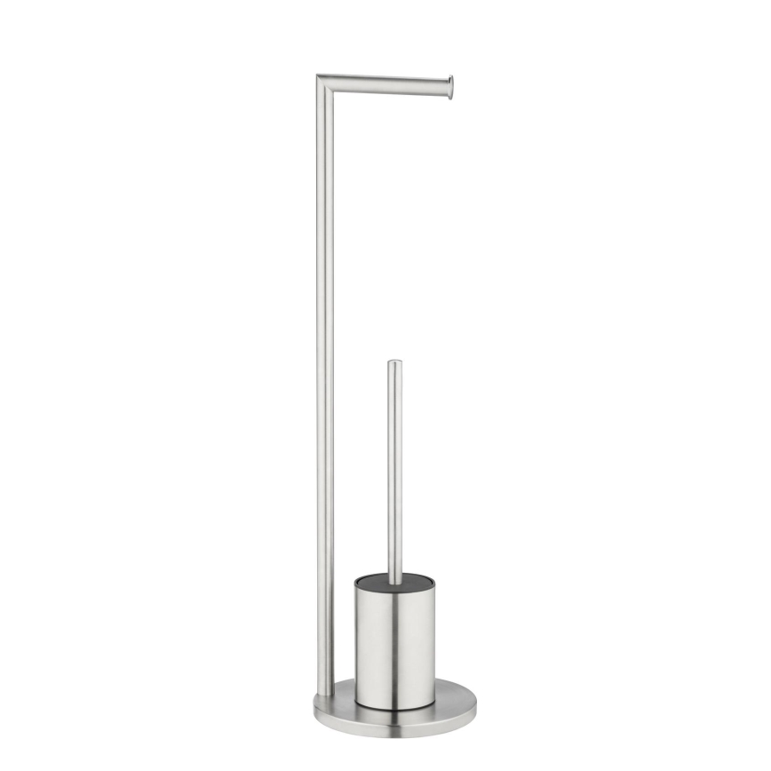 WENKO 25676100 - Zestaw WC FERLA 18x69,5 cm stal nierdzewna/satyna
