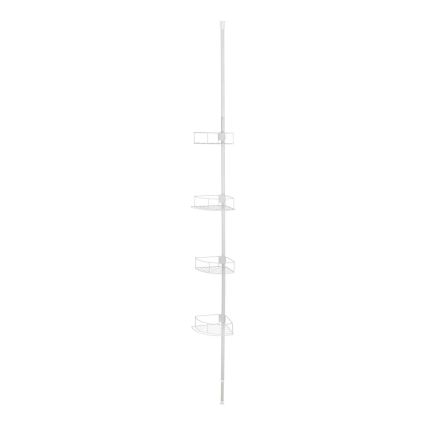WENKO 26015100 - Półka narożna DOLCEDO 31x230 cm stal nierdzewna/biała