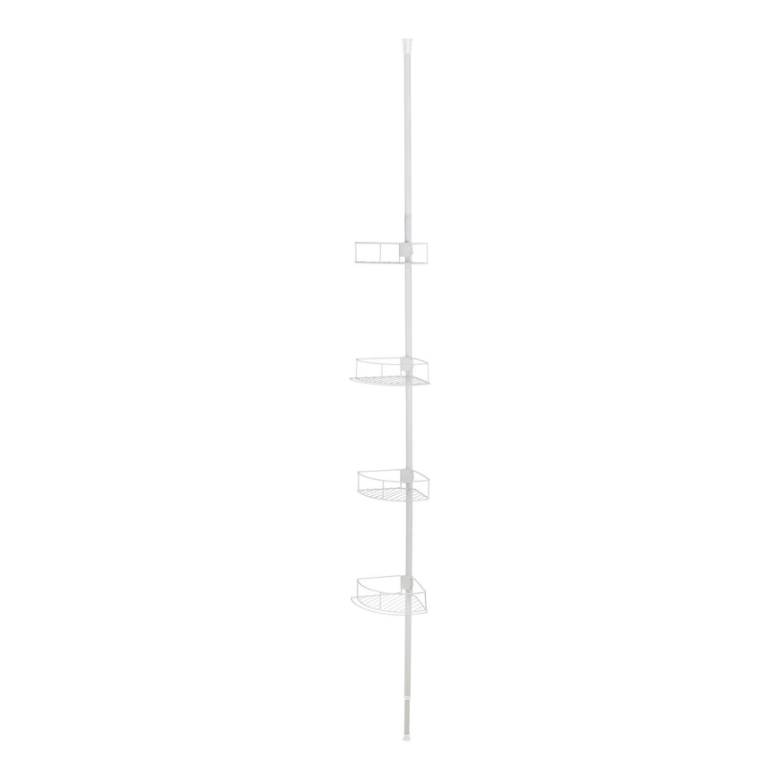 WENKO 26015100 - Półka narożna DOLCEDO 31x230 cm stal nierdzewna/biała
