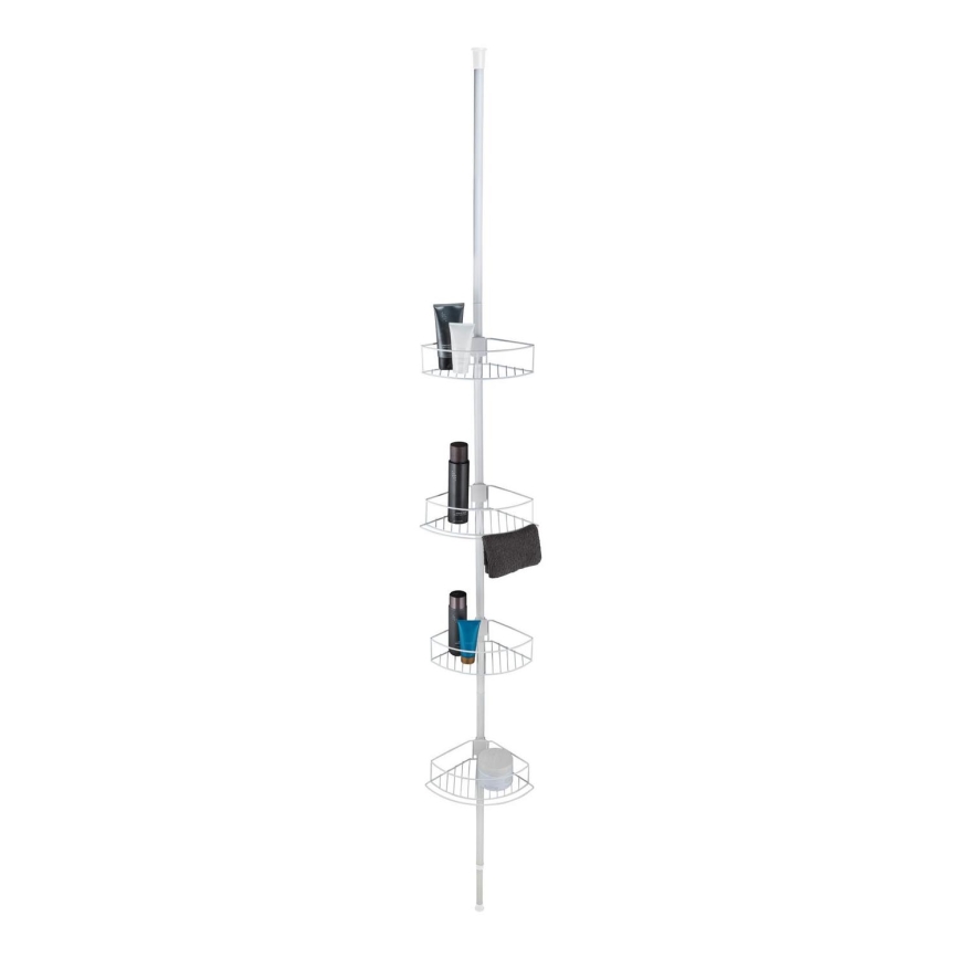 WENKO 26015100 - Półka narożna DOLCEDO 31x230 cm stal nierdzewna/biała