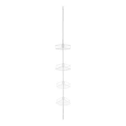WENKO 26015100 - Półka narożna DOLCEDO 31x230 cm stal nierdzewna/biała