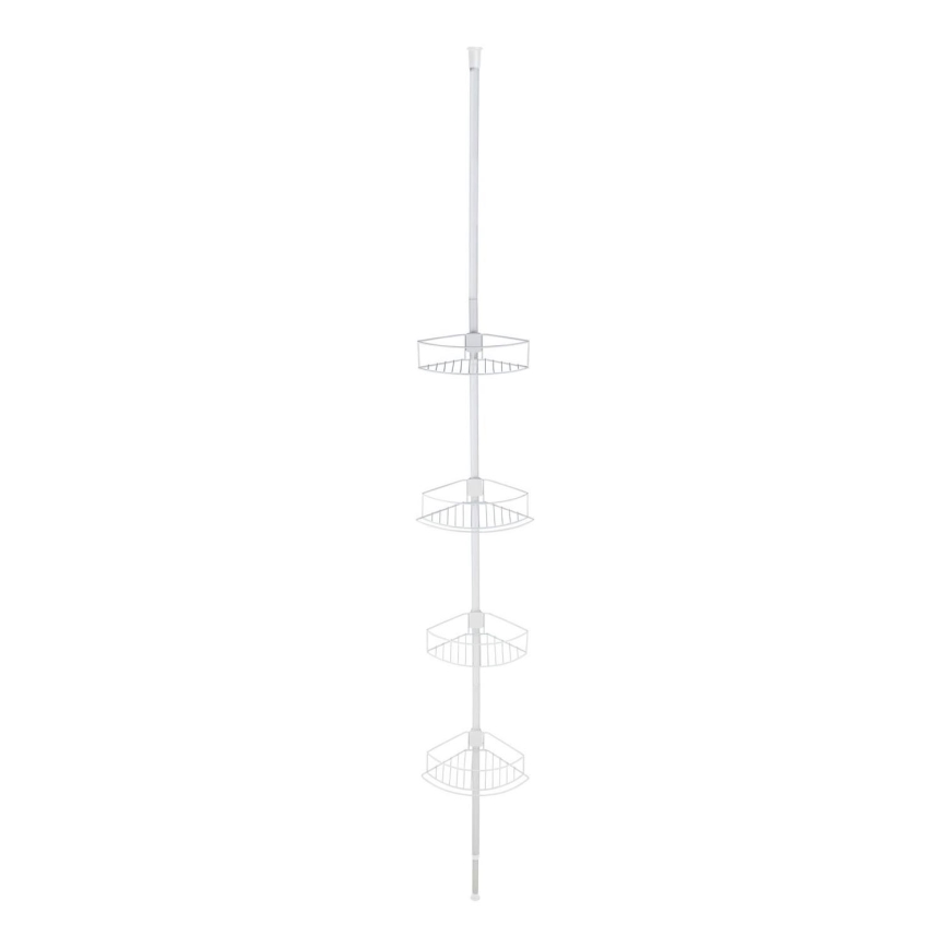 WENKO 26015100 - Półka narożna DOLCEDO 31x230 cm stal nierdzewna/biała