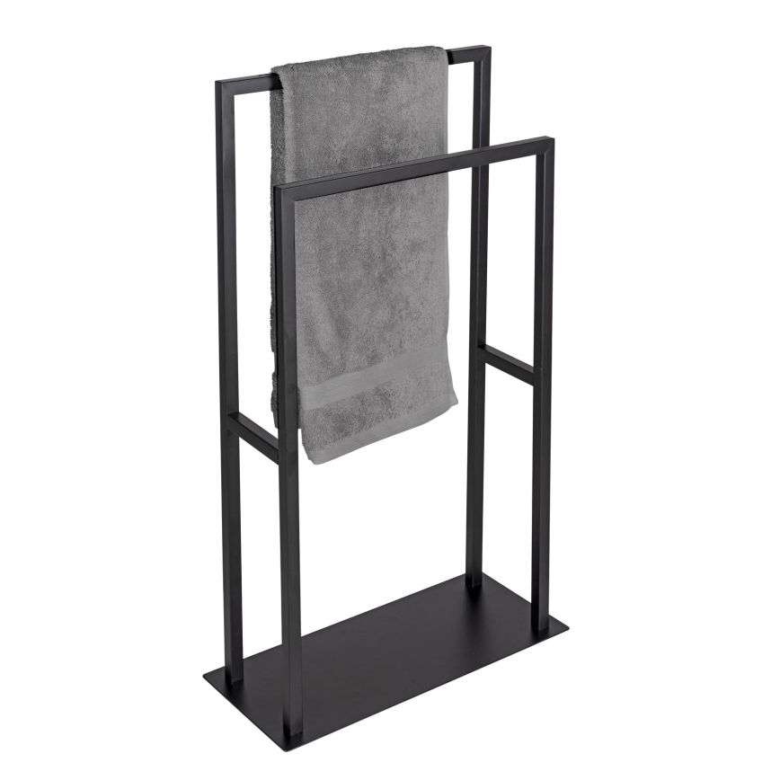 WENKO 26056100 - Stojak na ręczniki RIVALTA 46x80 cm stal nierdzewna/czarny