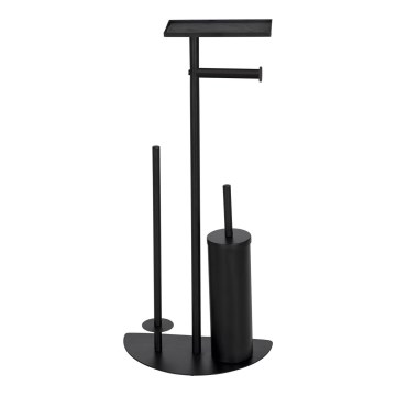 WENKO 26060100 - Zestaw WC COSENZA 32,5x72 cm, czarny