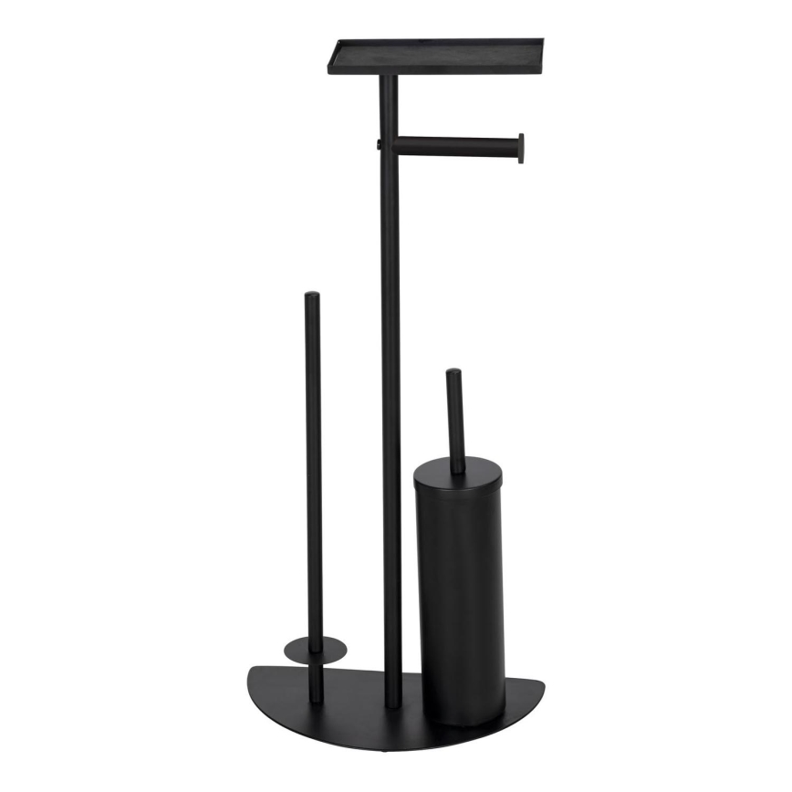WENKO 26060100 - Zestaw WC COSENZA 32,5x72 cm, czarny