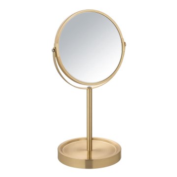 WENKO 26061100 - Lustro ALATA 18,5x35 cm złote