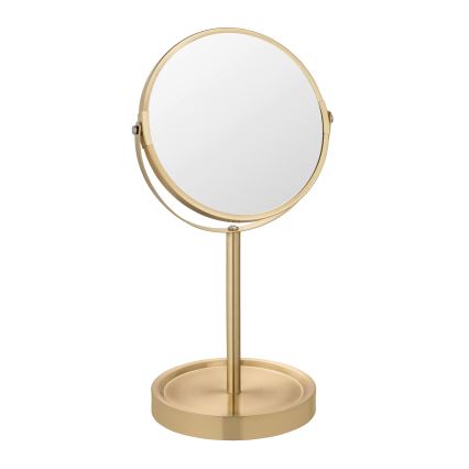 WENKO 26061100 - Lustro ALATA 18,5x35 cm złote