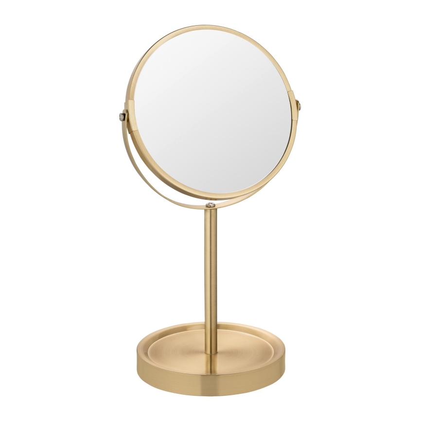 WENKO 26061100 - Lustro ALATA 18,5x35 cm złote