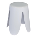 WENKO 26086100 - Stołek COMISO 44,5x46 cm biały