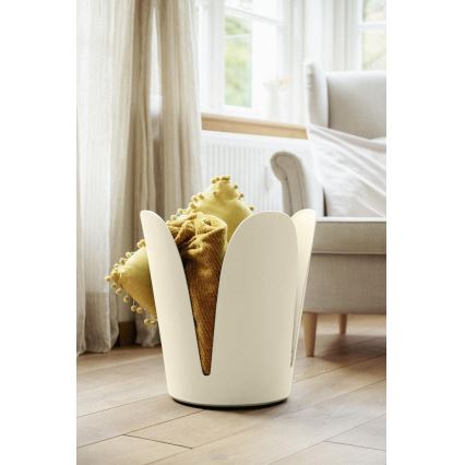 WENKO 26086100 - Stołek COMISO 44,5x46 cm biały