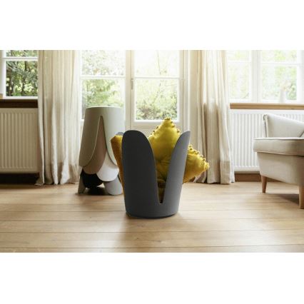 WENKO 26089100 - Stołek COMISO 44,5x46 cm antracyt