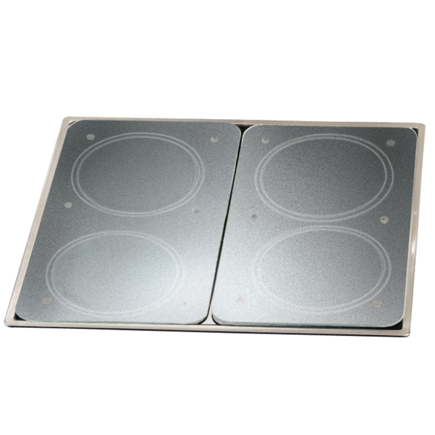 WENKO 2712663100 - Pokrywa 30x52 cm przezroczysta/szara