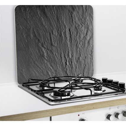 WENKO 2712984500 - Płyta maskująca ABDECKPLATTE - NEUTRALNA 56x50 cm czarna/przezroczysta