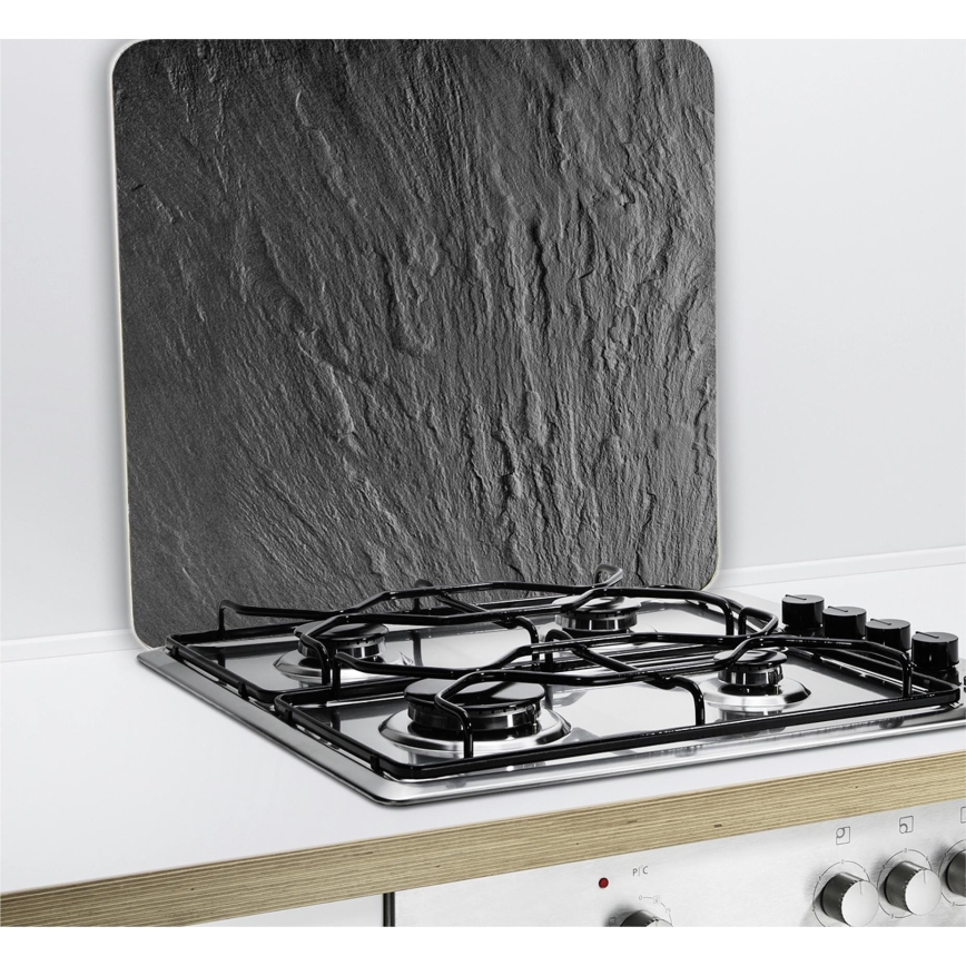 WENKO 2712984500 - Płyta maskująca ABDECKPLATTE - NEUTRALNA 56x50 cm czarna/przezroczysta