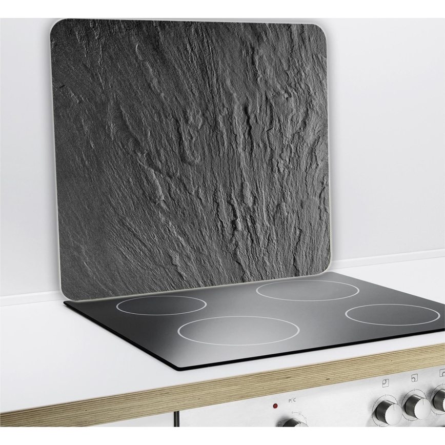 WENKO 2712984500 - Płyta maskująca ABDECKPLATTE - NEUTRALNA 56x50 cm czarna/przezroczysta