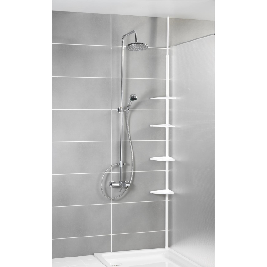WENKO 3201010100 - Element narożny COMPACT 26x195 cm biały