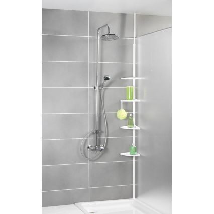 WENKO 3201010100 - Element narożny COMPACT 26x195 cm biały