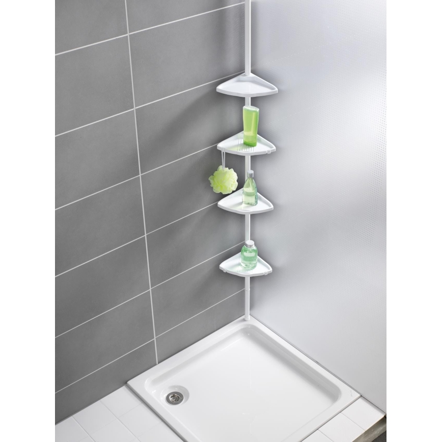 WENKO 3201010100 - Element narożny COMPACT 26x195 cm biały