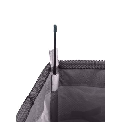 WENKO 3450112100 - Kosz na pranie QUADRO 40x60 cm szary/czarny