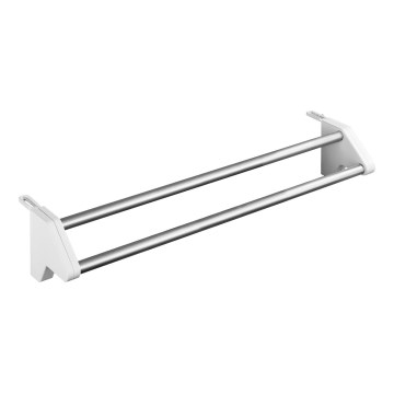 WENKO 3703100 - Suszarka na pranie TWIN 60x13 cm srebrna/biała