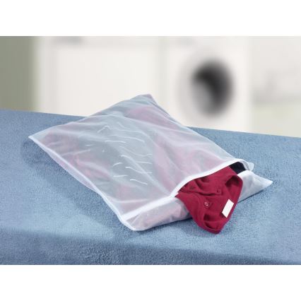 WENKO 3751700100 - Siatka do prania JUMBO 50x70 cm biała