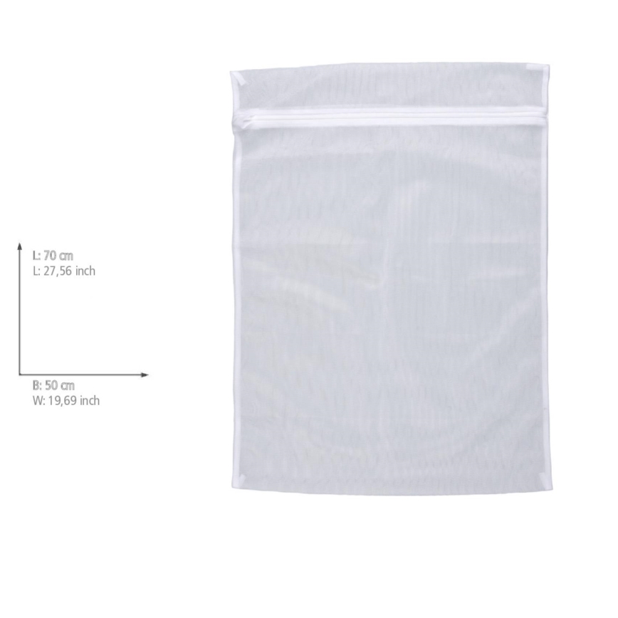 WENKO 3751700100 - Siatka do prania JUMBO 50x70 cm biała