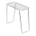 WENKO 3774020100 - Suszarka na pranie PROFI SINGLE 87x79 cm stal nierdzewna/srebrna/biała