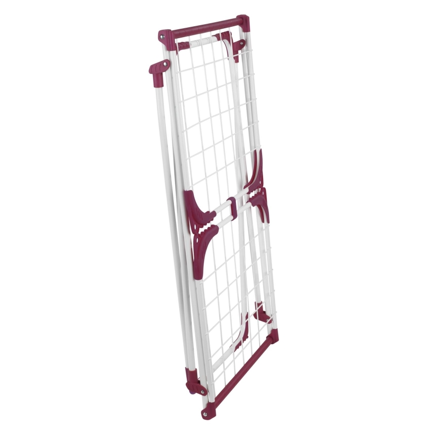 WENKO 3774021100 - Suszarka na pranie SUMMER DRY 153x76 cm biała/różowa