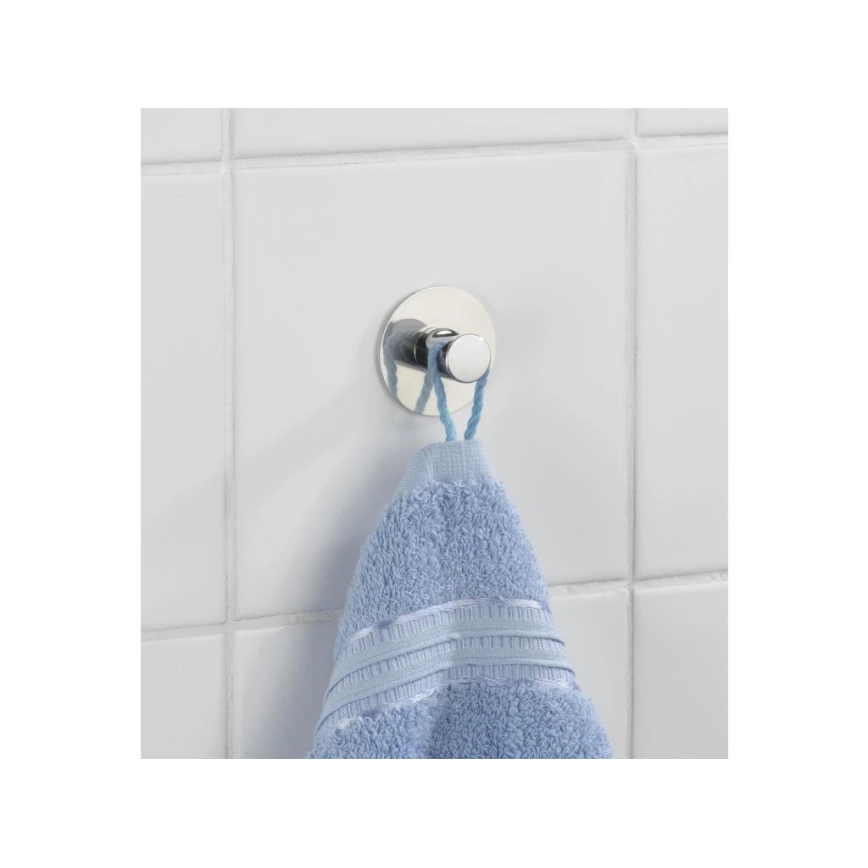 WENKO 4466420100-Haczyk SAVONA 5x2 cm stal nierdzewna/srebrny
