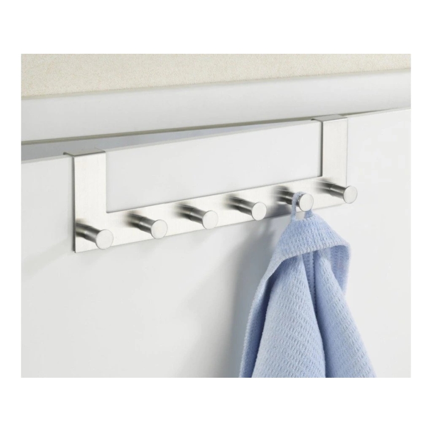 WENKO 4468060100-Wieszak CELANO 39x11 cm stal nierdzewna/srebrny