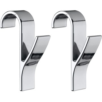 WENKO 4468162100-Haczyki 2,5x10,5 cm połysk. chrom