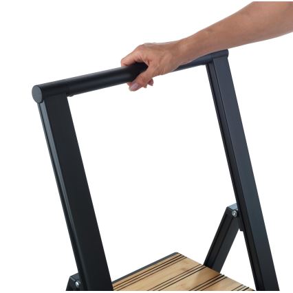 WENKO 50482100 - Schodki ALU-DESIGN 44x101 cm czarne