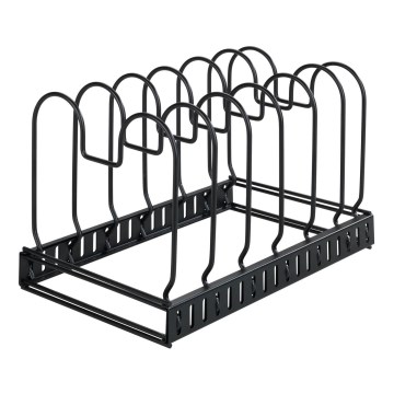 WENKO 53149100 - Uchwyt na pokrywki i patelnie 18x18 cm czarny