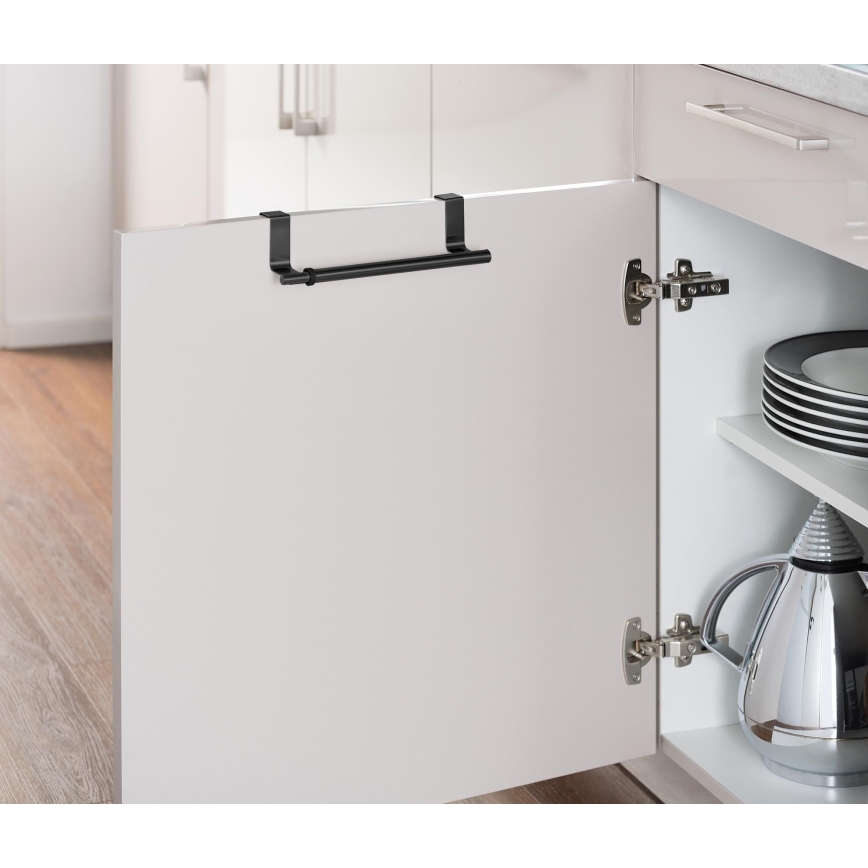 WENKO 53247100 - Uchwyt na ręczniki 36-60 cm stal nierdzewna/czarny