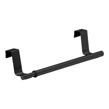 WENKO 53247100 - Uchwyt na ręczniki 7x6 cm stal nierdzewna/czarny
