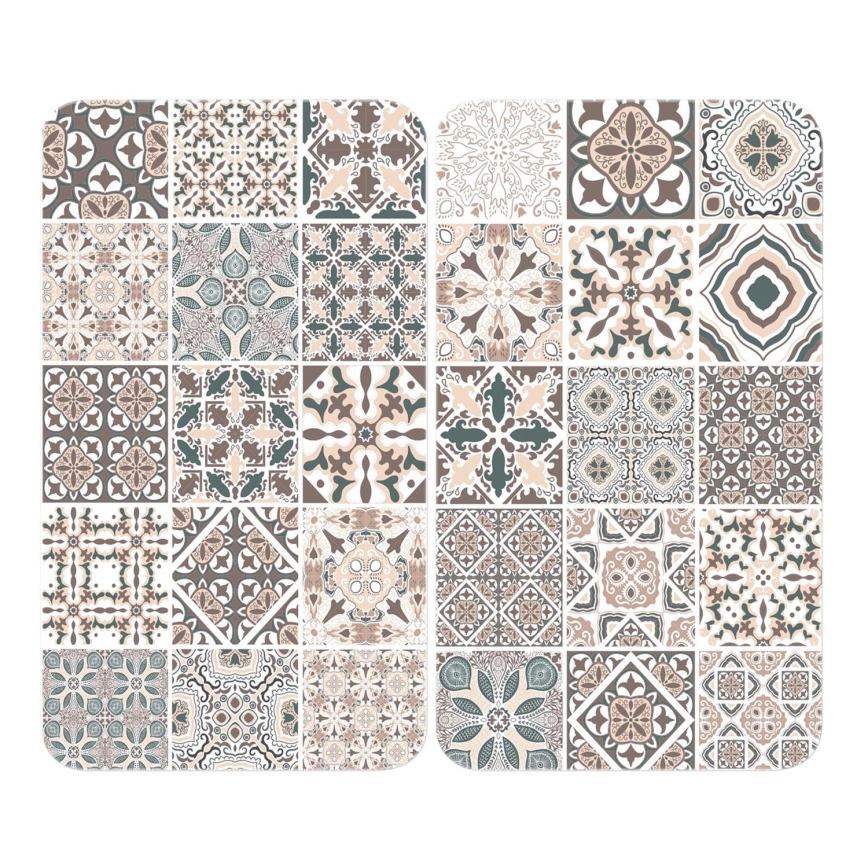 WENKO 53904100 - Pokrywa płyty grzewczej 30x52 cm kolorowa/szara/przezroczysta