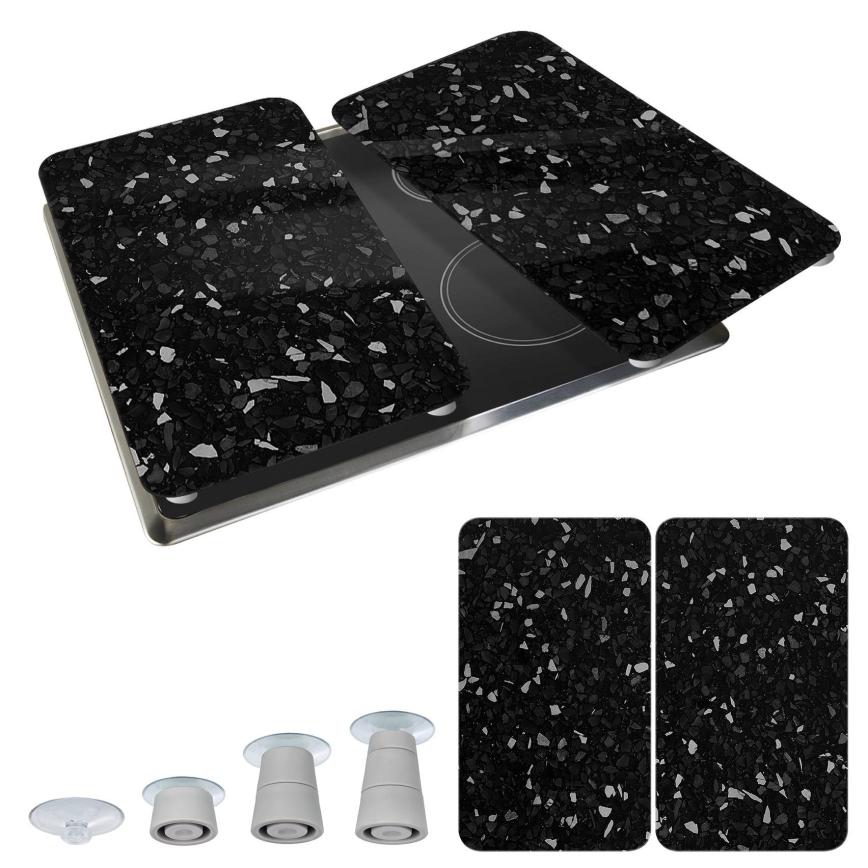 WENKO 53905100 - Pokrywa 30 x 52 cm, wielobarwna/szara/przezroczysta